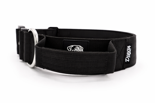Taktisches Hundehalsband SCHWARZ 5cm