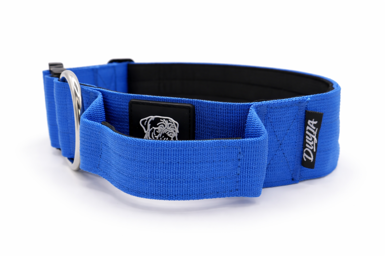 Taktisches Hundehalsband KÖNIGSBLAU 5cm