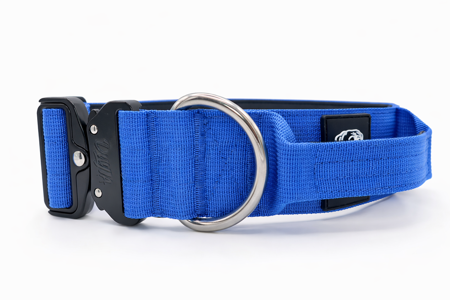 Taktisches Hundehalsband KÖNIGSBLAU 5cm
